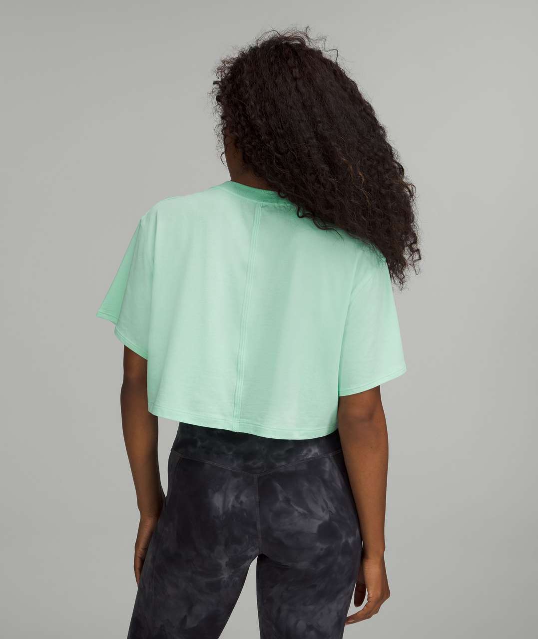 Lululemon All Yours Cropped T-Shirt - Wild Mint