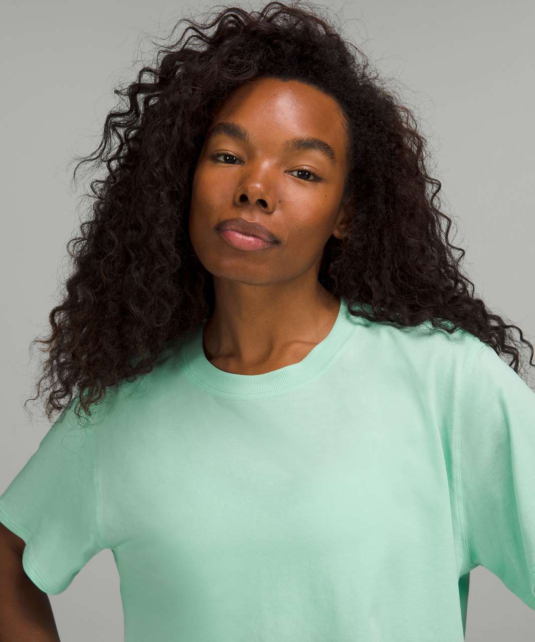 Lululemon All Yours Cropped T-Shirt - Wild Mint