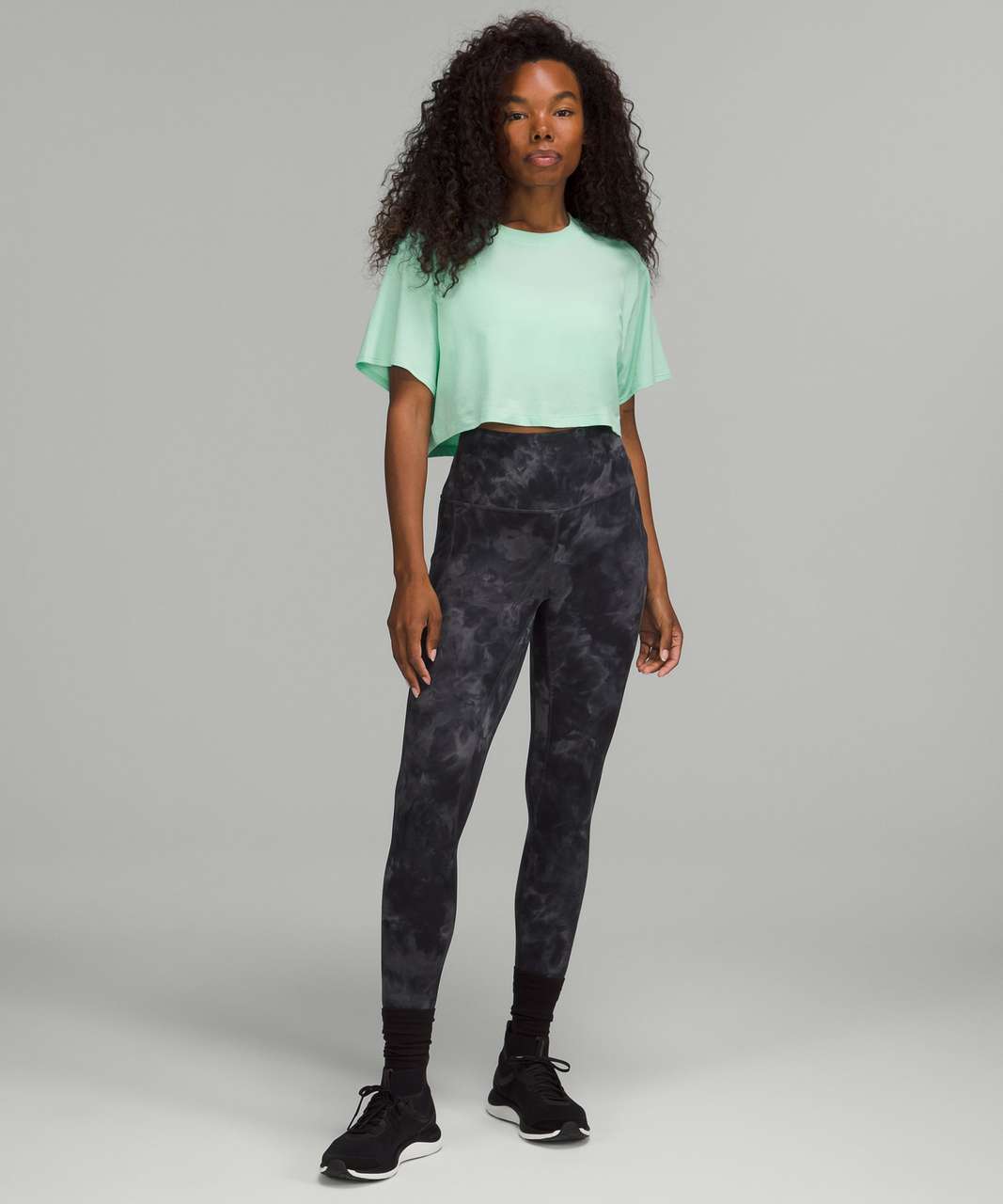 Lululemon All Yours Cropped T-Shirt - Wild Mint