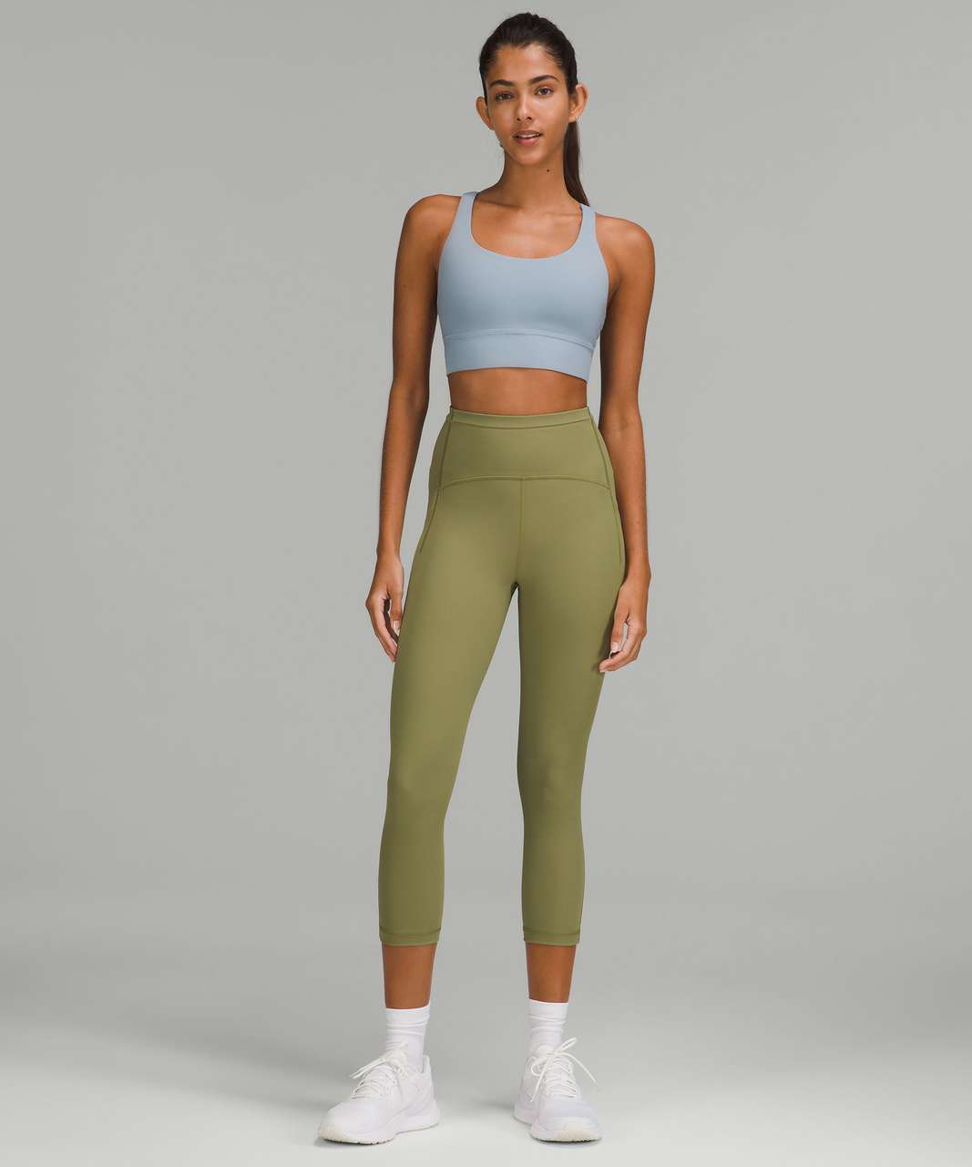 Lululemon Swift Speed High-Rise Crop 21" - Bronze Green