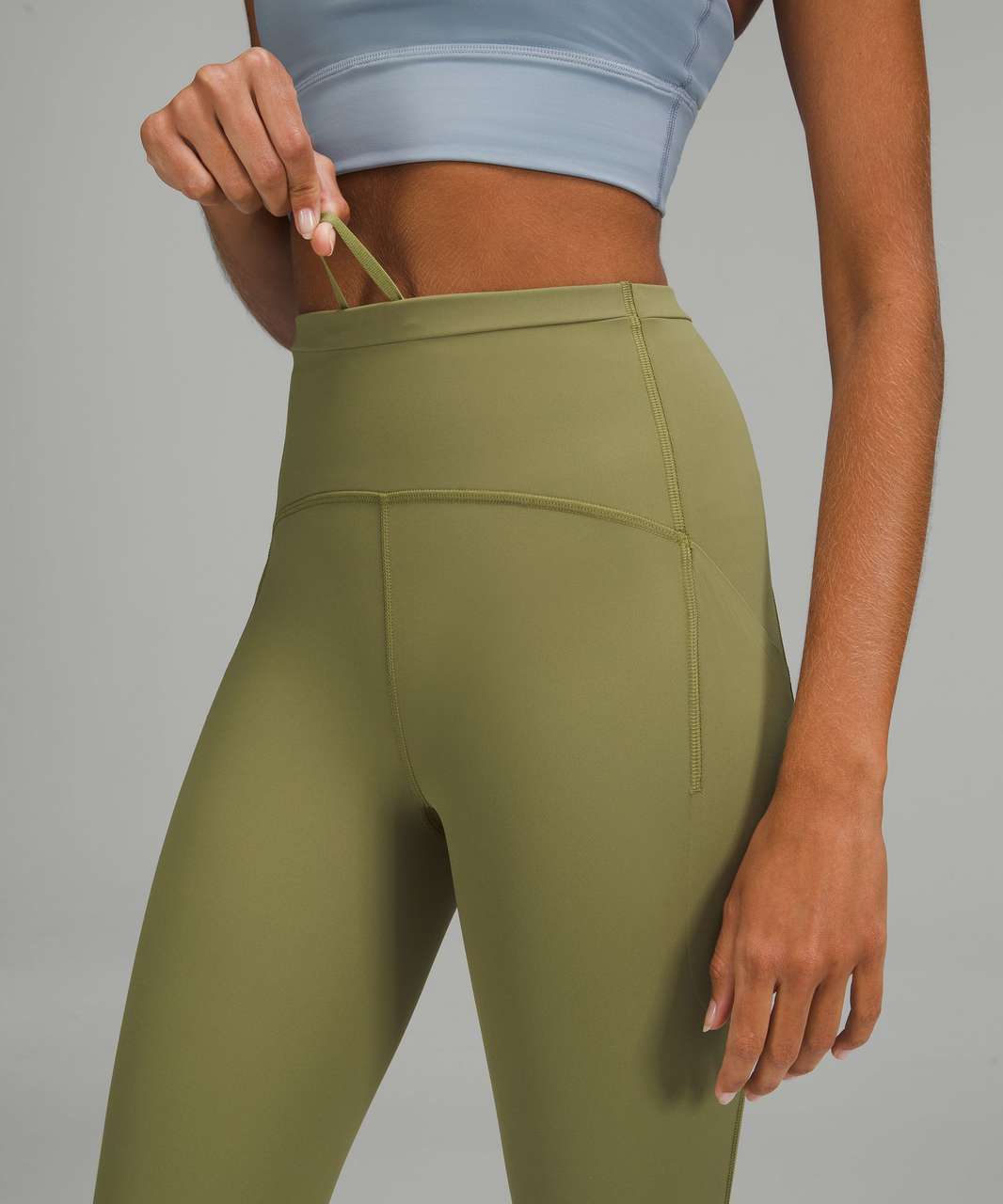 Lululemon Swift Speed High-Rise Crop 21 - Bronze Green - lulu