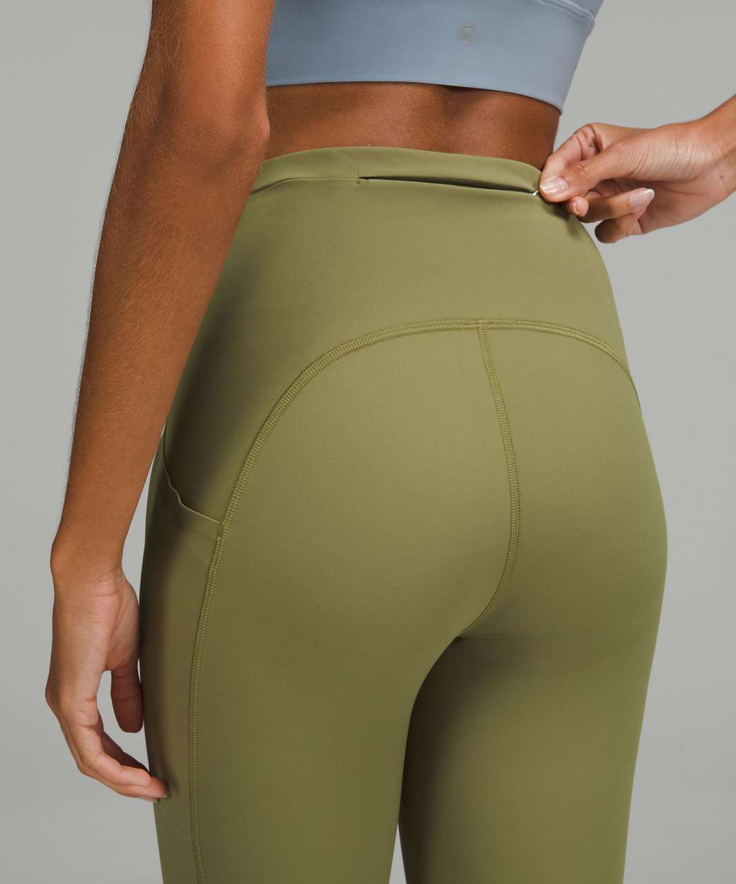 Lululemon Swift Speed High-Rise Crop 21" - Bronze Green