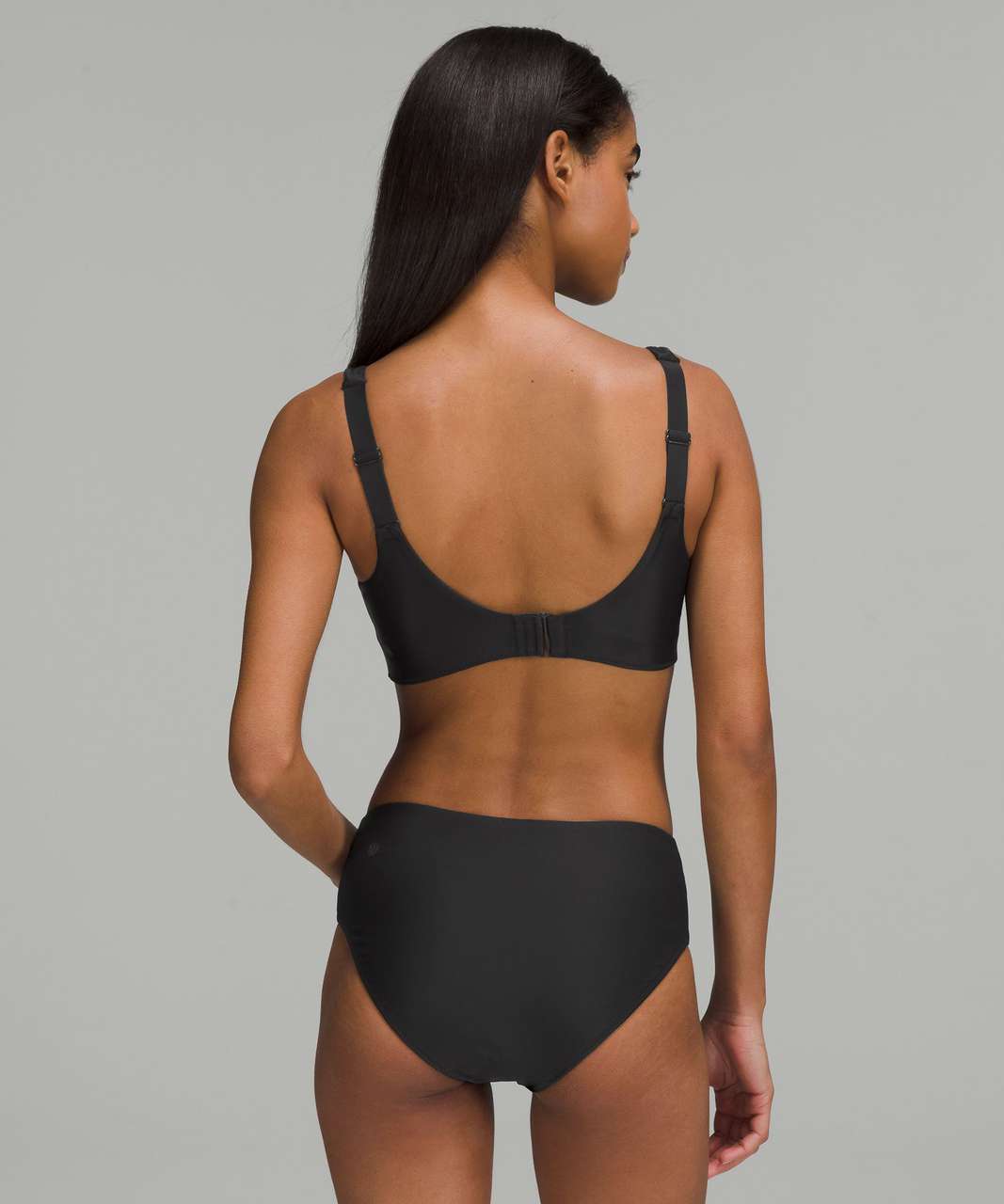 NWT Lululemon Waterside Swim Bikini Top A/B Cup Black Size 8 Top