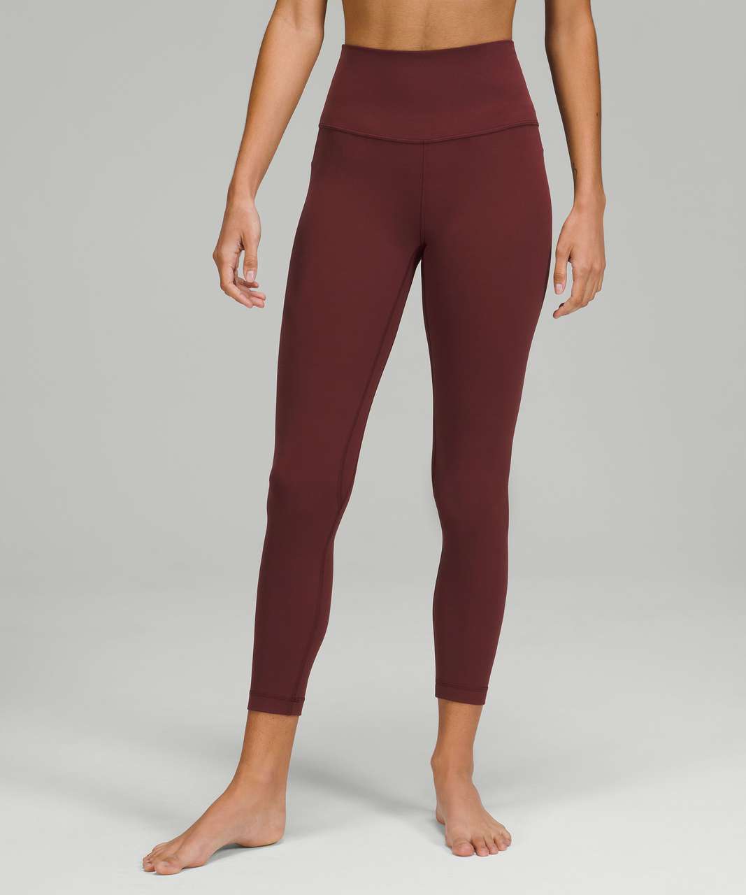 Lululemon Invigorate High-rise Tights 25 In Red Merlot size 2, Women's  Fashion, Activewear on Carousell