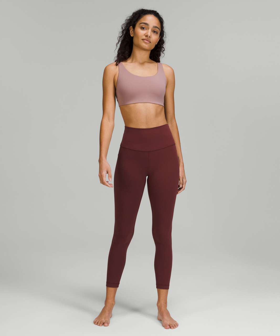 NWT Lululemon Align High-Rise Pant with Pockets 25 Red Merlot