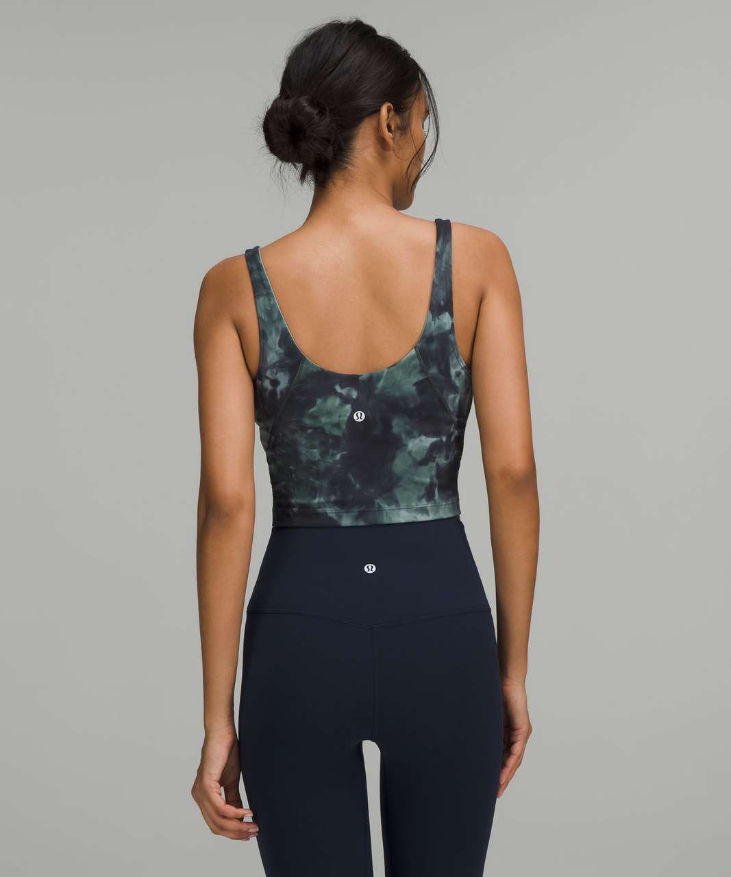 Lululemon Align Tank Top - Diamond Dye Silver Blue Tidewater Teal Graphite  Grey - lulu fanatics