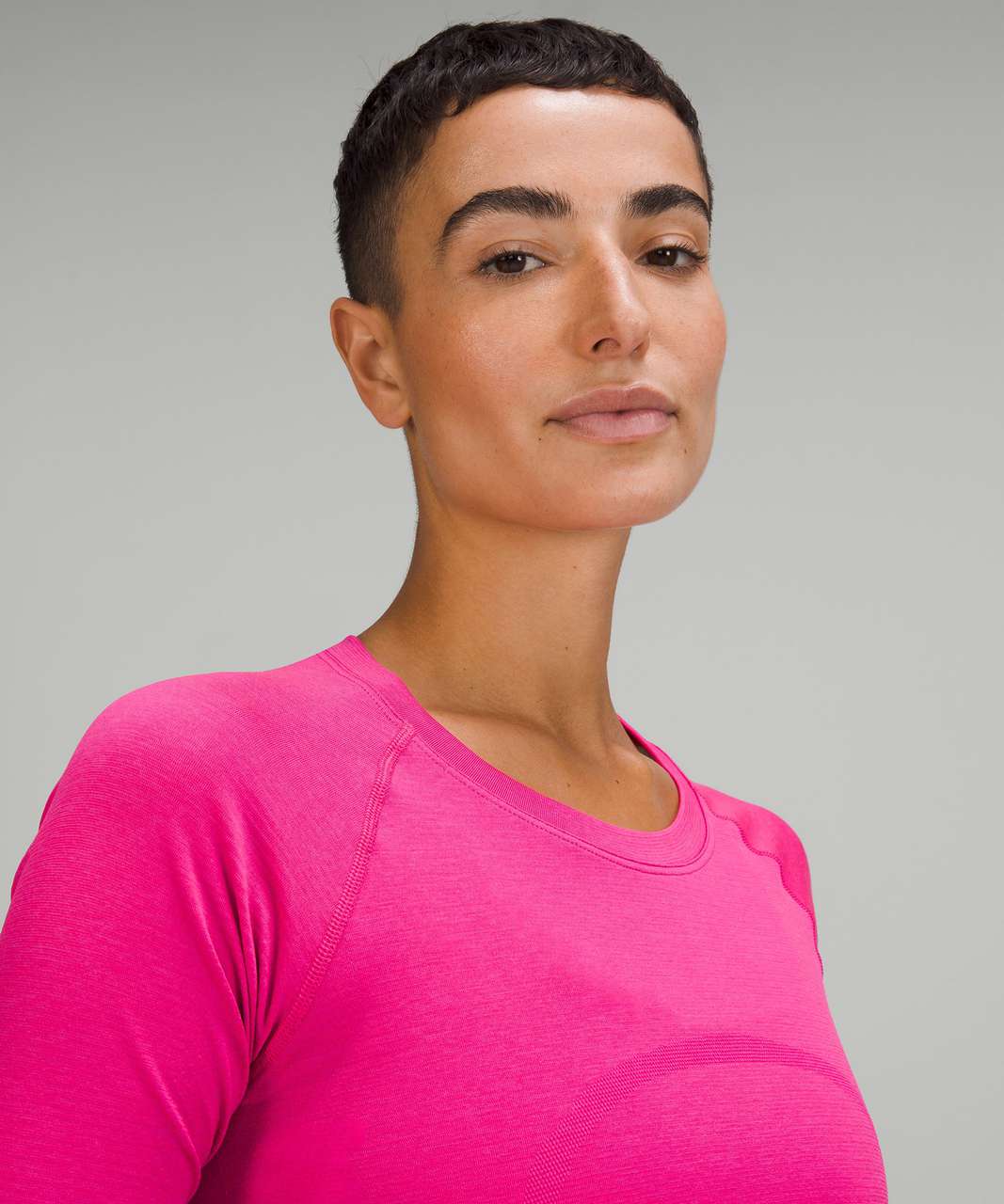 Lululemon Swiftly Tech Long Sleeve Shirt 2.0 *Race Length - Sonic Pink /  Sonic Pink - lulu fanatics