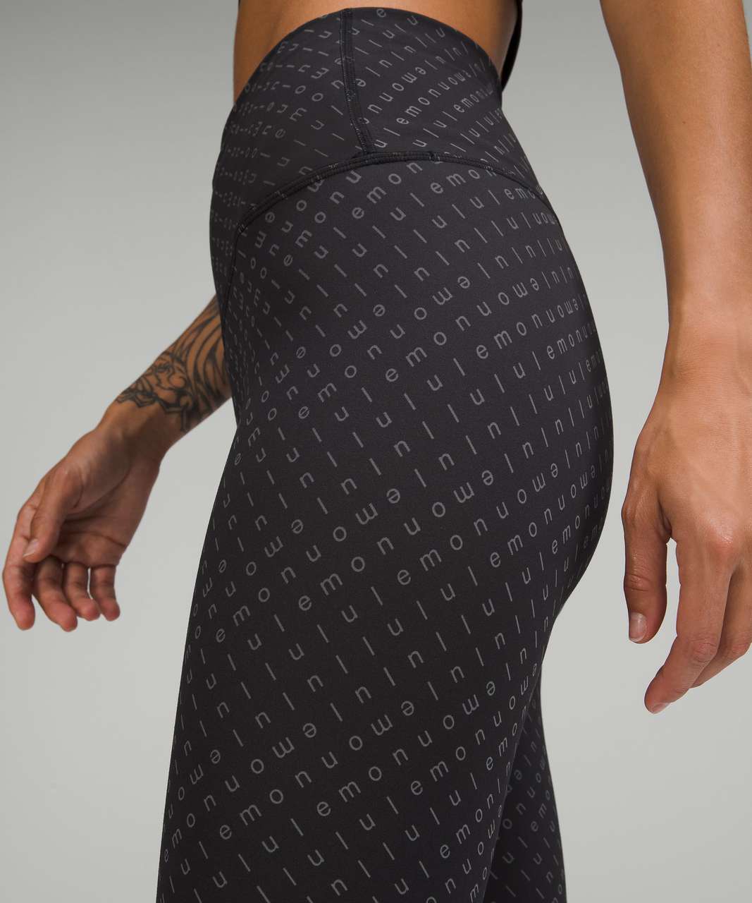 Lululemon Wunder Train High-Rise Tight 25" - Mirrorify Black Multi