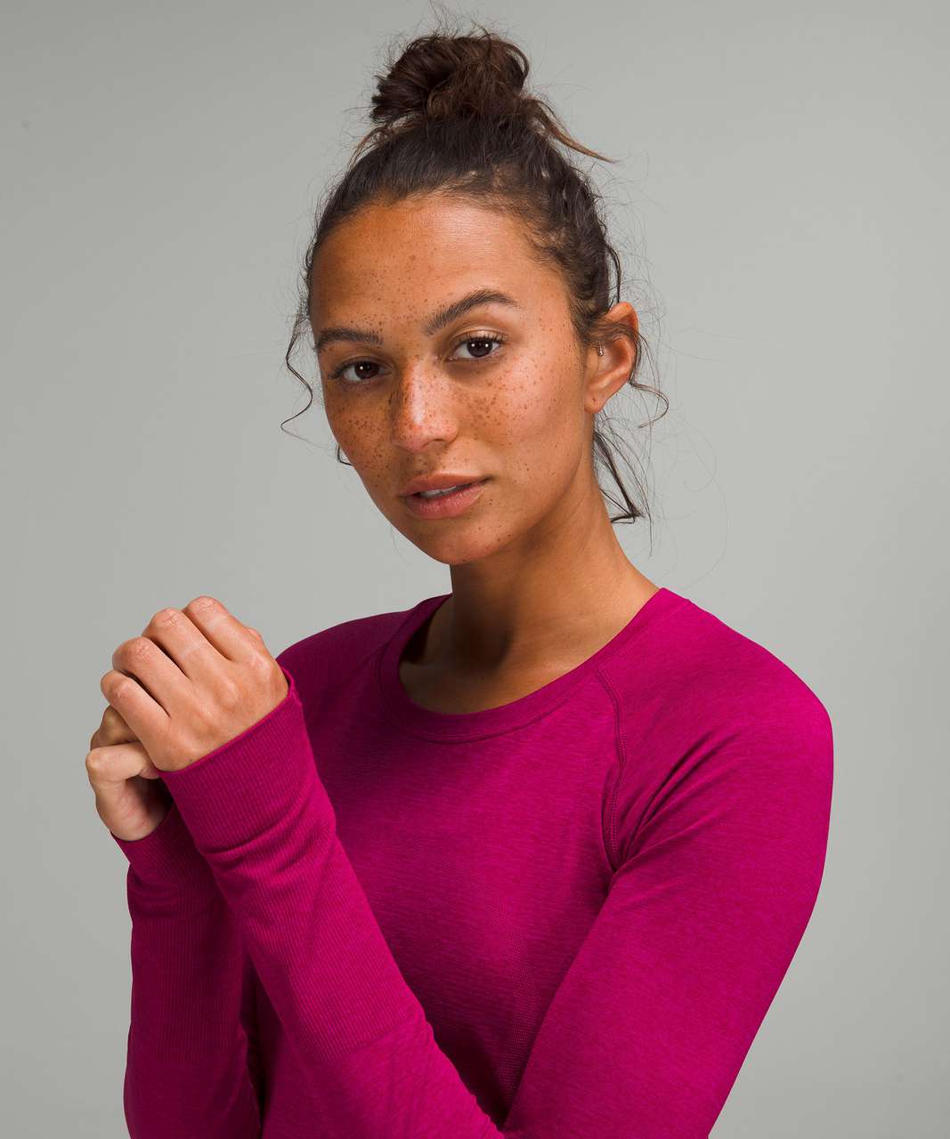 Lululemon Swiftly Tech Long-Sleeve Shirt 2.0 *Race Length - Magenta Purple  / Magenta Purple - lulu fanatics