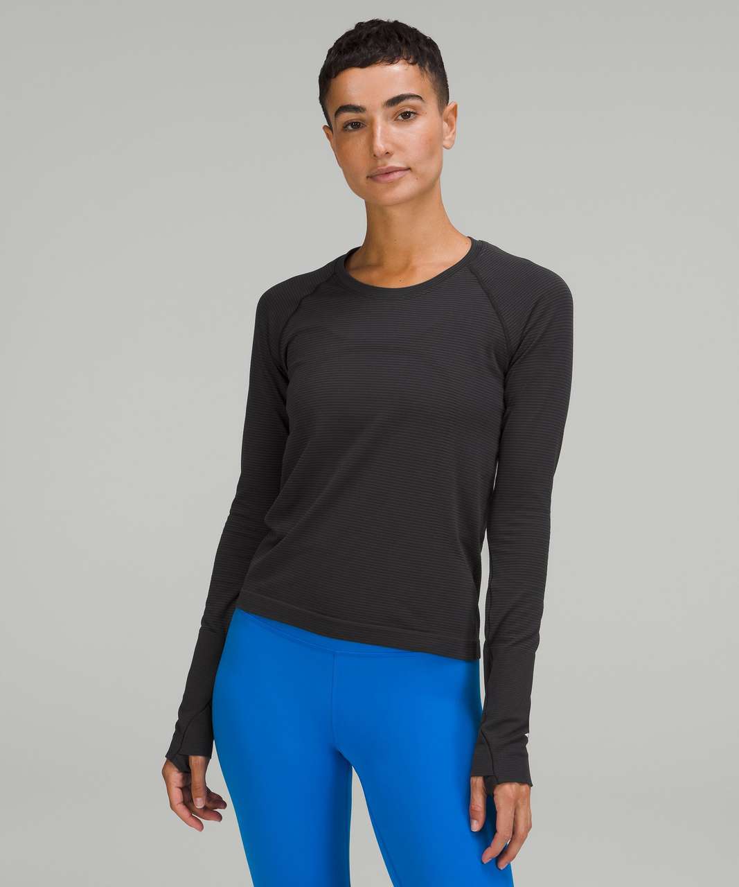 Lululemon Swiftly Tech Long Sleeve Shirt 2.0 *Race Length - Particolour  Everglade Green / Black Size 8 - $71 - From A