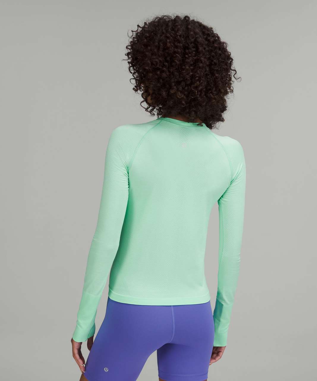 Swiftly Tech Long-Sleeve Shirt 2.0 *Race Length, Maldives Green/Mint  Moment