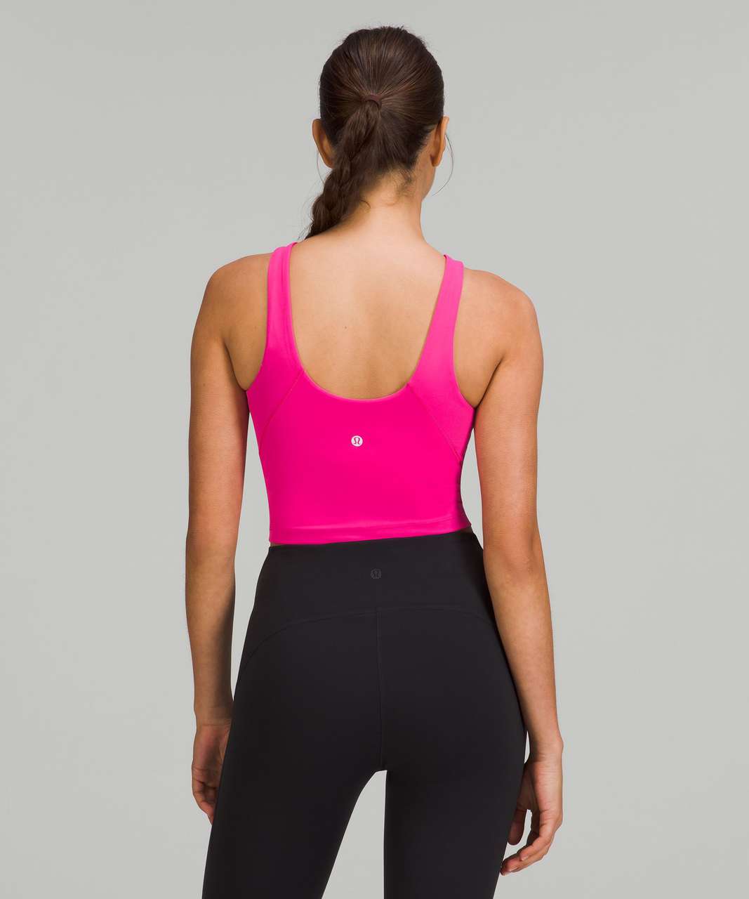 My WMTM find from a few months back, sonic pink high neck align tank. I  much prefer the high neck over the original style, so flattering. : r/ lululemon