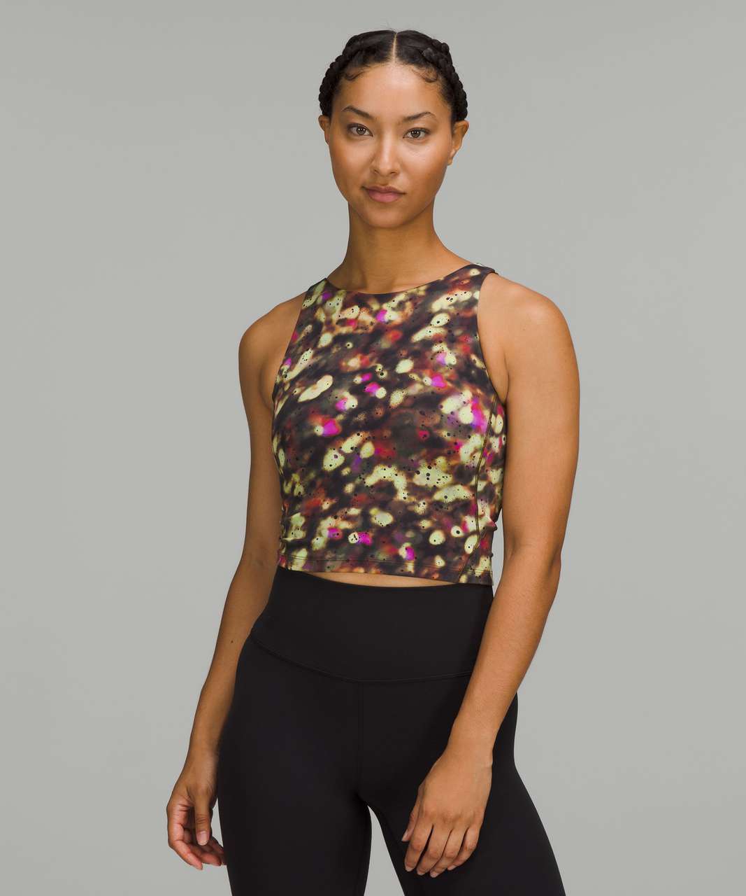 Lululemon Align High-Neck Tank Top - Soft Focus Splatter Green Multi