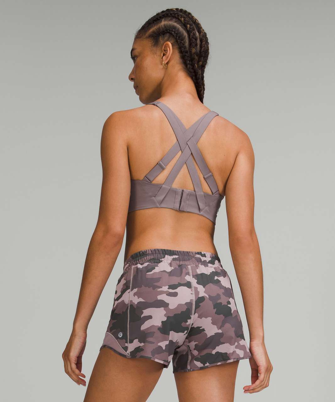 Lululemon Heritage 365 Camo Crispin Green Multi Olive Speed Up Short 4  Lined 10