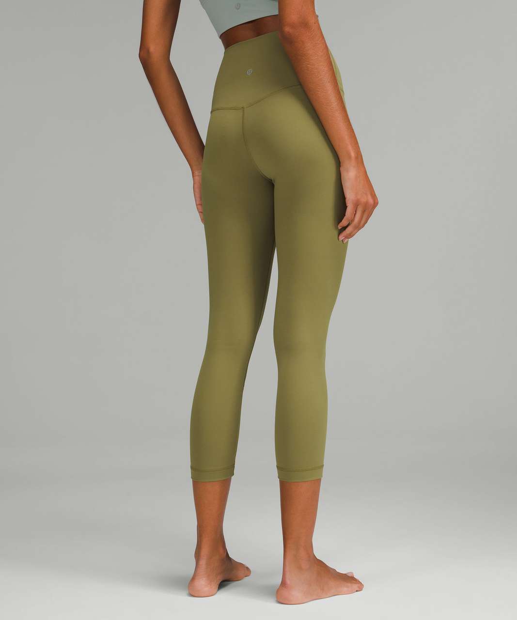 Lululemon Align Crop *21 - Dark Olive (First Release) - lulu fanatics