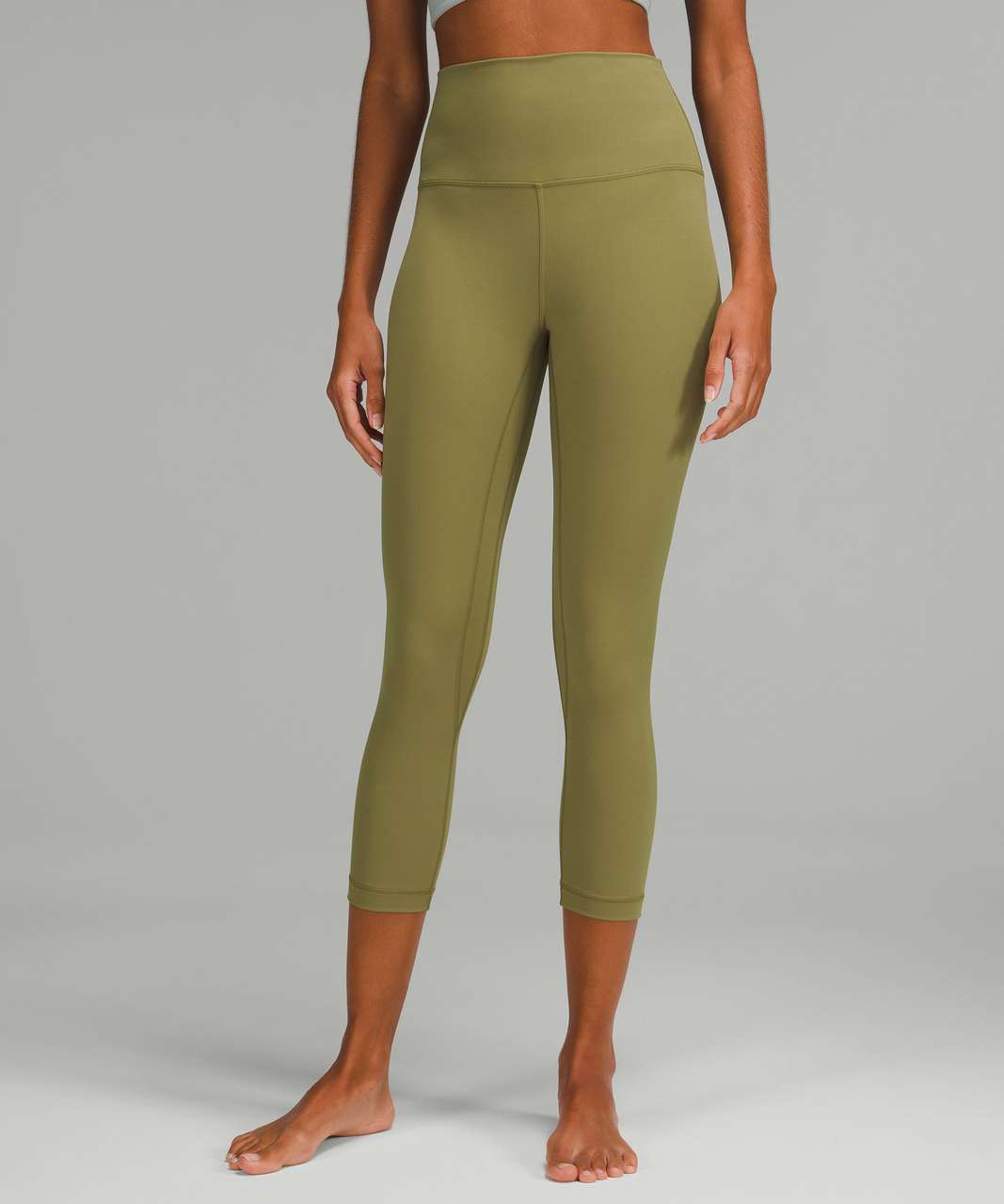 Lululemon Align High-Rise Crop 21" - Bronze Green