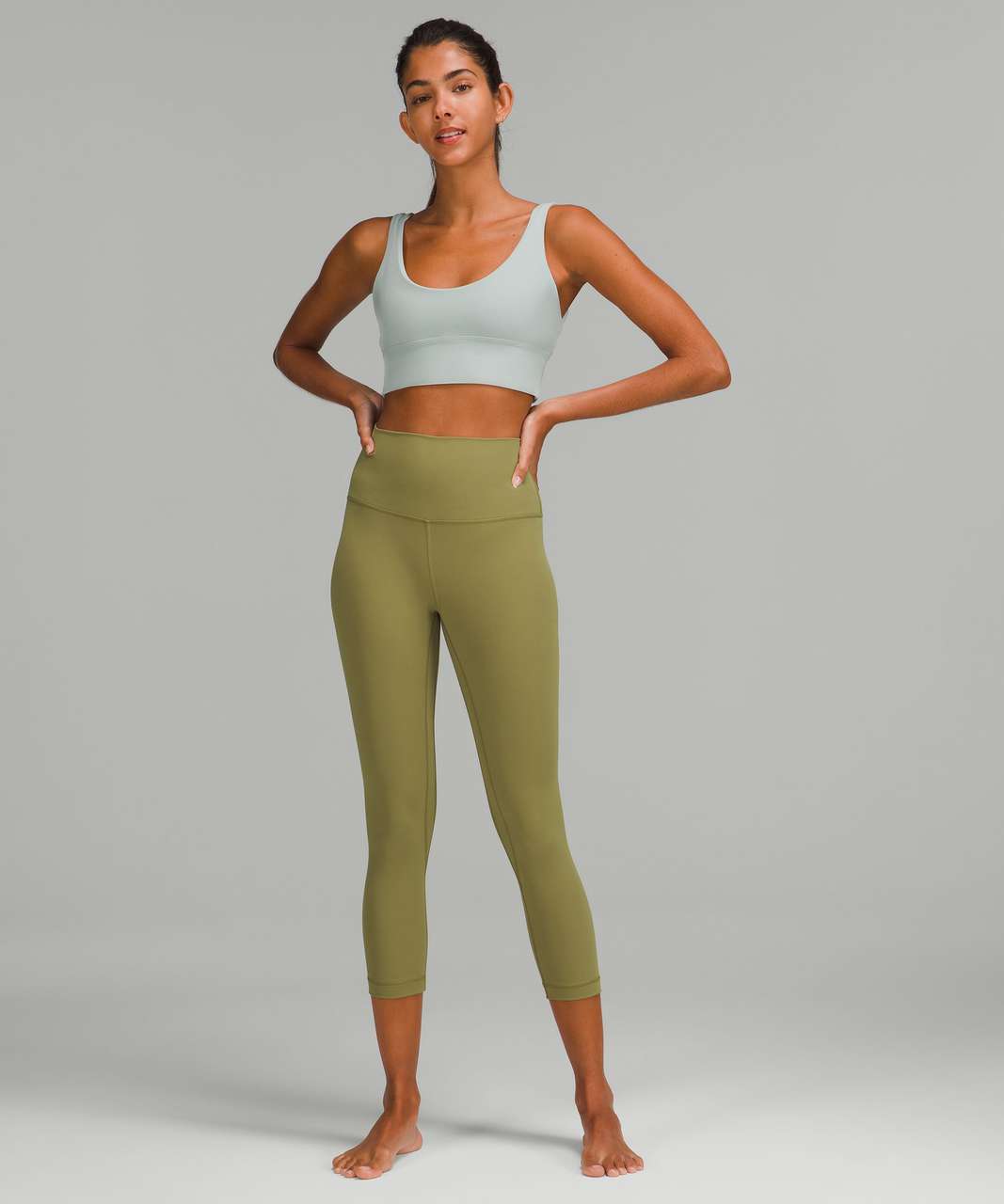 Lululemon Align High-Rise Crop 21" - Bronze Green