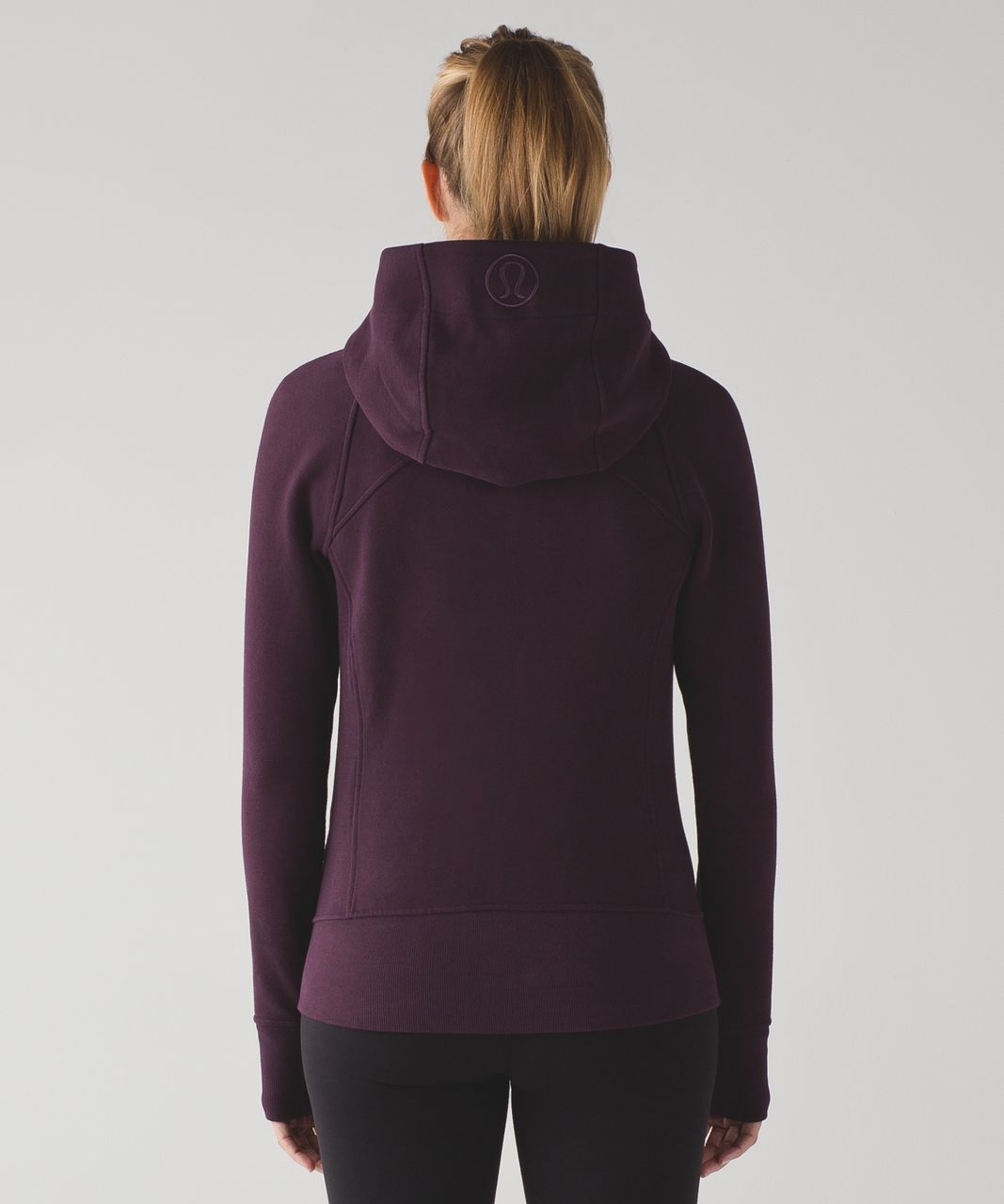 Lululemon Scuba Hoodie *Light Cotton Fleece - Black Cherry