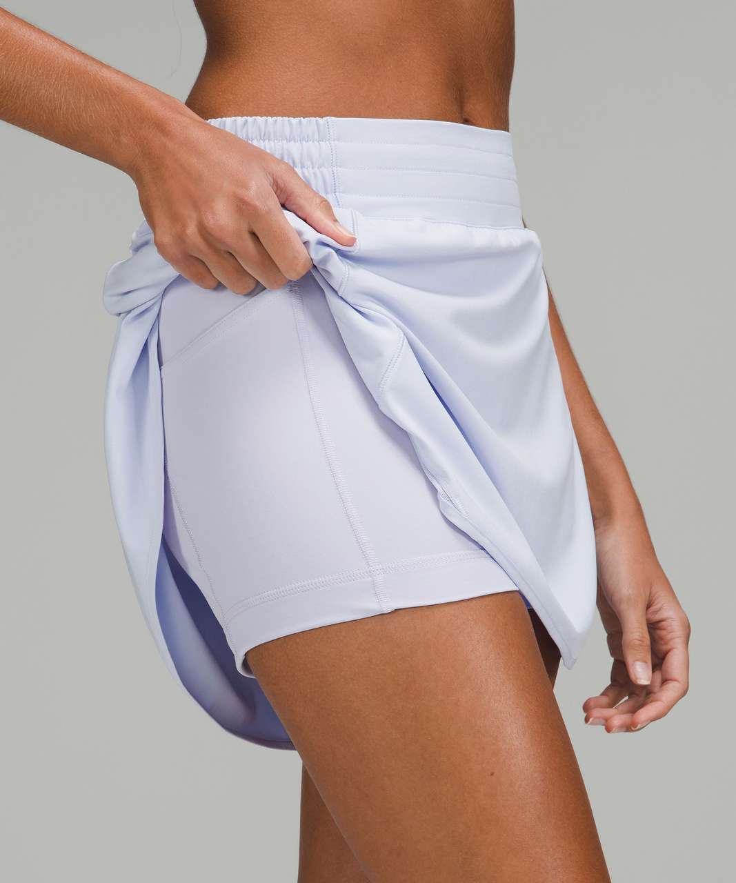 lululemon athletica, Skirts, Lululemon Hotty Hot Highrise Skirt Long In Pastel  Blue