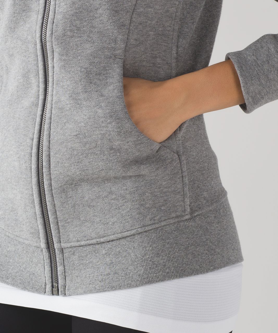 Lululemon Scuba Hoodie *Light Cotton Fleece - Heathered Medium Grey