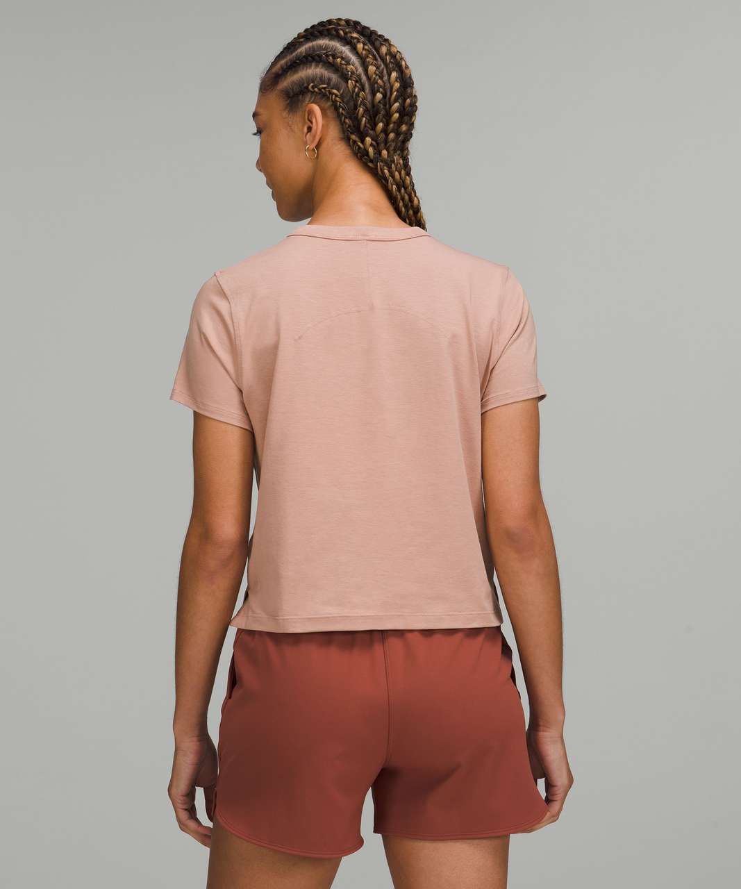 Lululemon Classic-Fit Cotton-Blend T-Shirt - Pink Clay