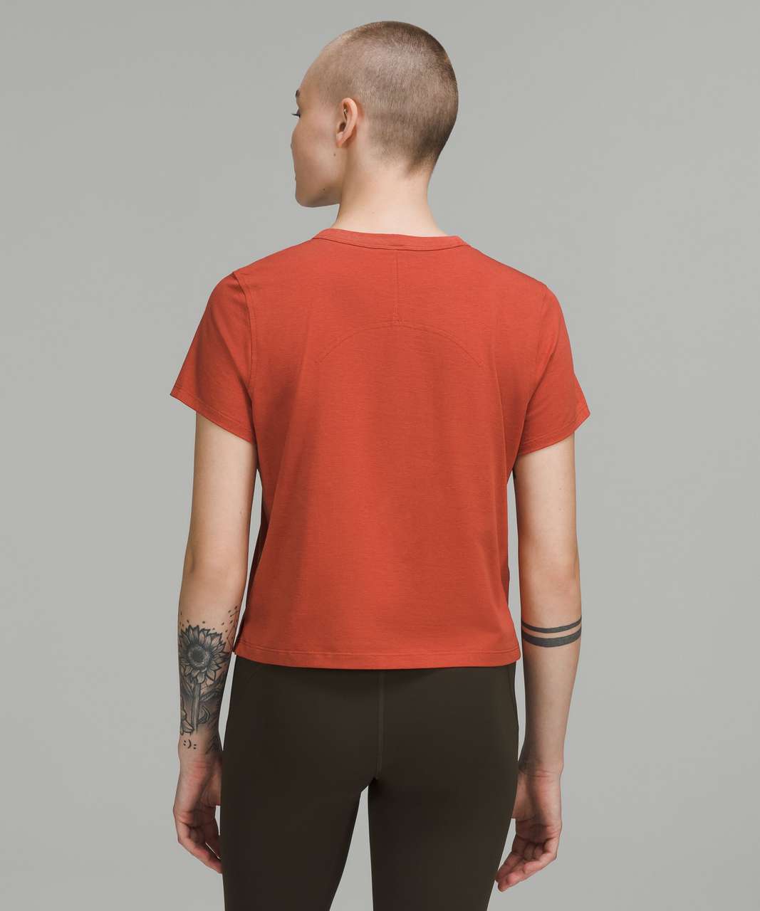 Lululemon Classic-Fit Cotton-Blend T-Shirt - Red Rock
