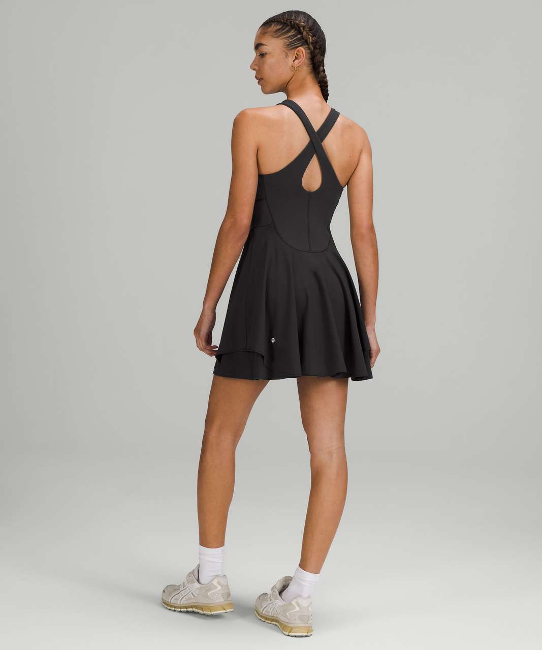 Trying on the NEW Court Crush dress from lululemon and it is amazing!  #lululemon #thesweatlife 