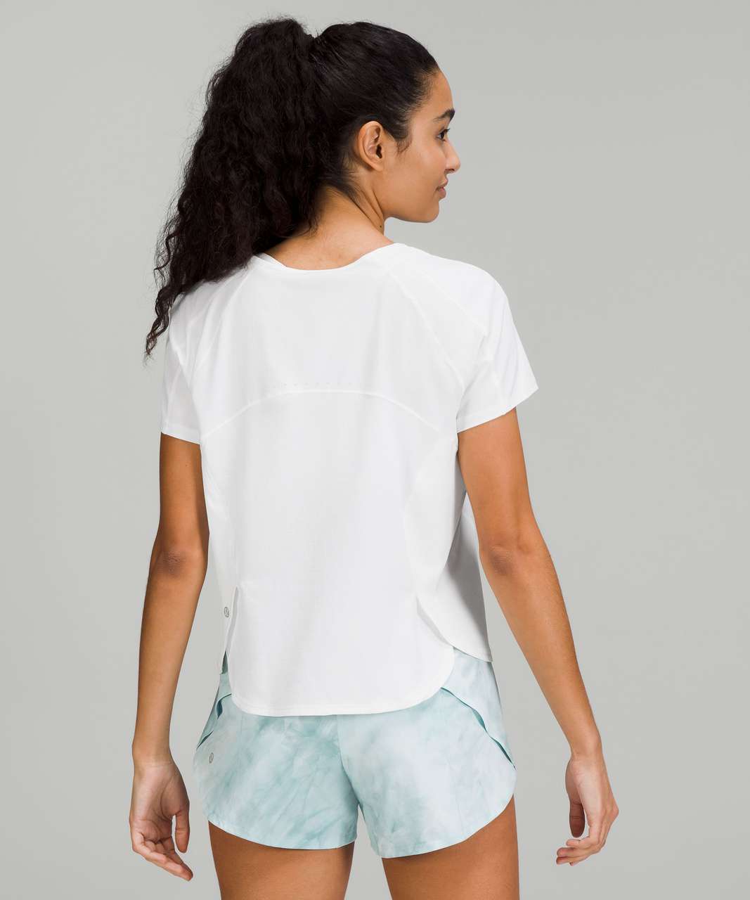 Lululemon Lightweight Stretch Running Short Sleeve Shirt - White