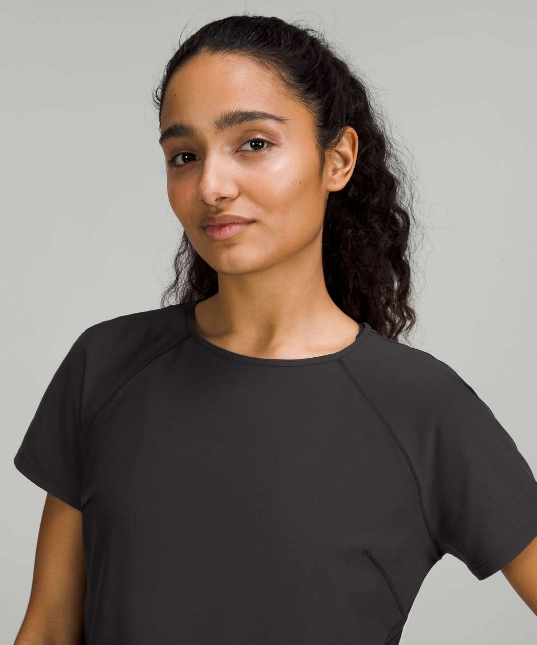 Lululemon Lightweight Stretch Running Short Sleeve Shirt - Black