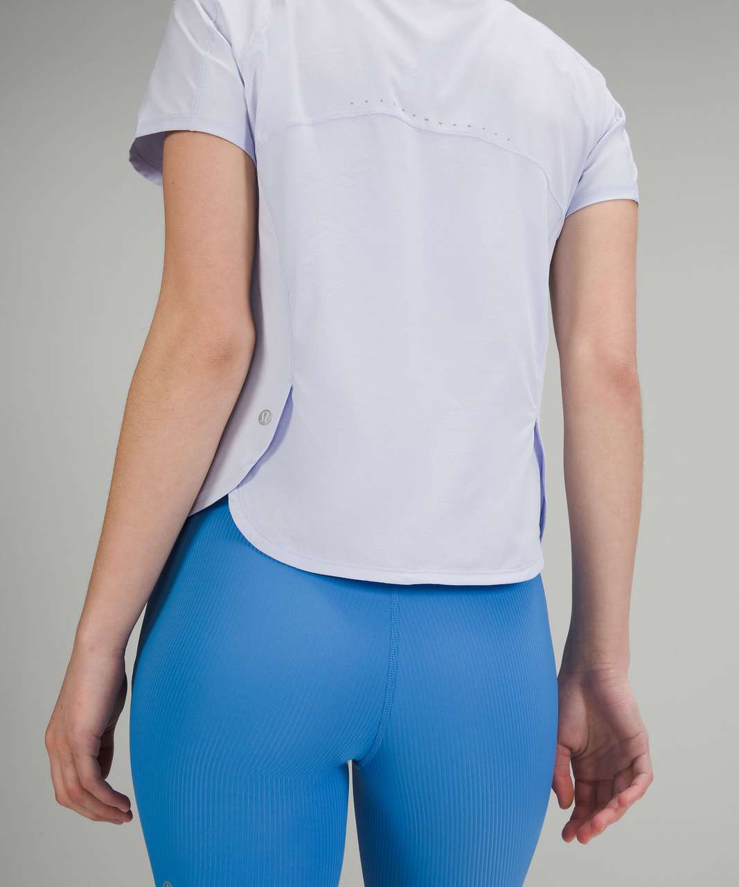 Lululemon Lightweight Stretch Running Short Sleeve Shirt - Pastel Blue