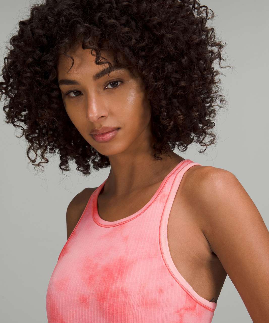 Lululemon Ebb To Street Cropped Racerback Tank Top In Marble Dye