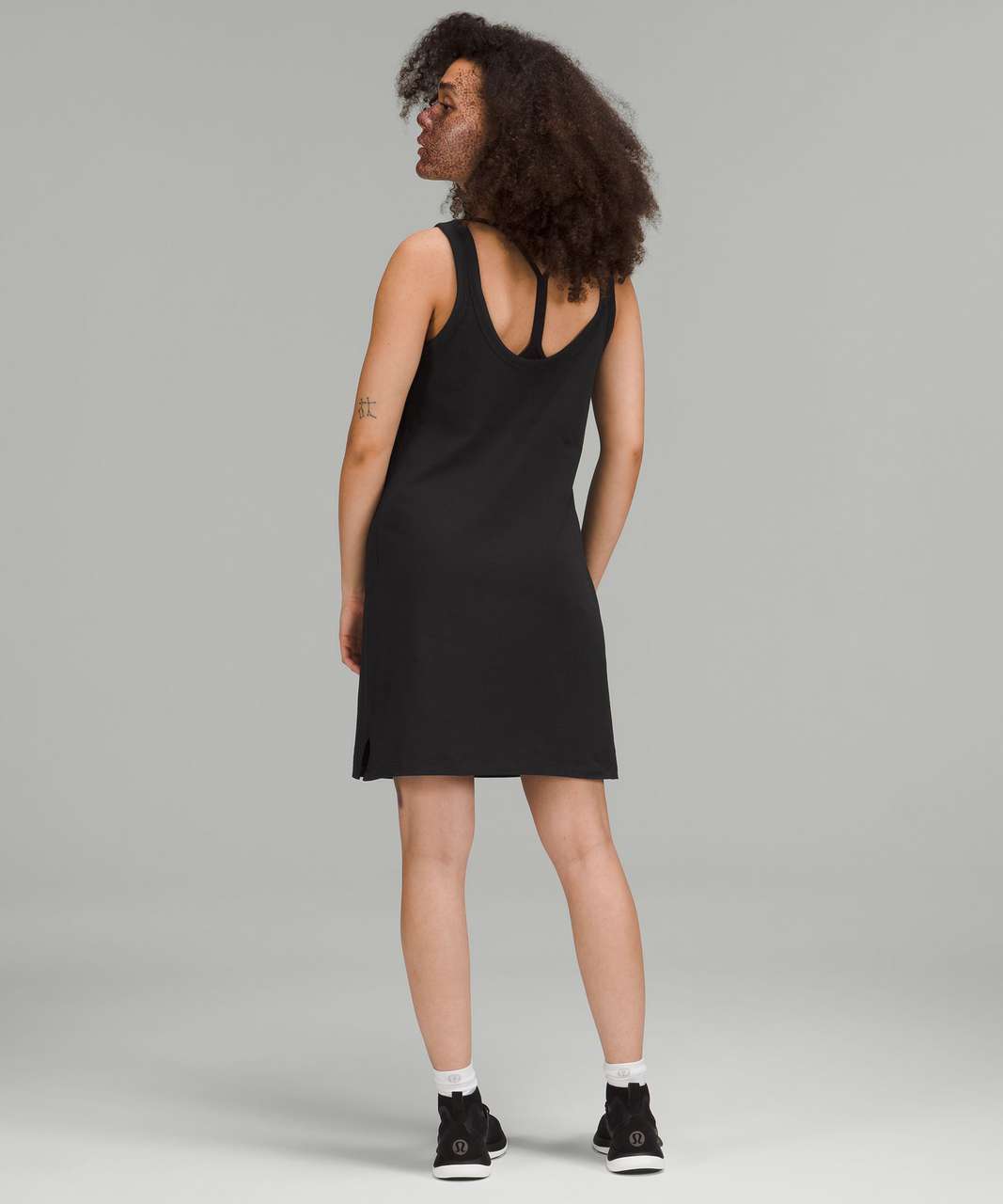 Lululemon Classic-Fit Cotton-Blend Scoop Dress - Black