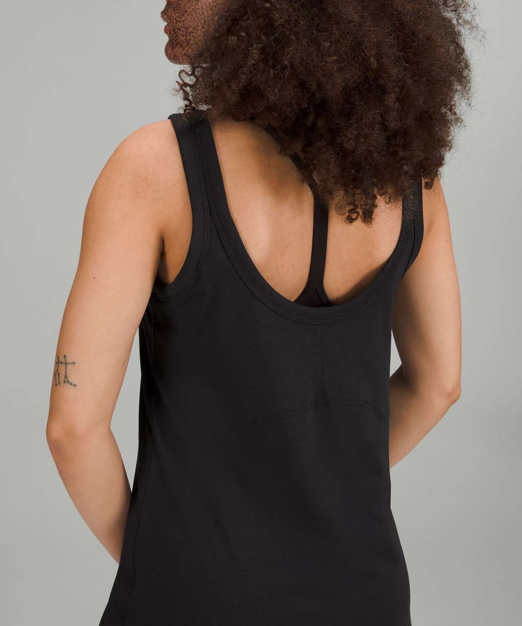 Lululemon Classic-Fit Cotton-Blend Scoop Dress - Black