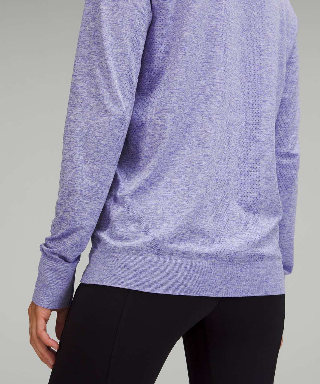 Lululemon Swiftly Relaxed-Fit Long Sleeve Shirt - Charged Indigo / White