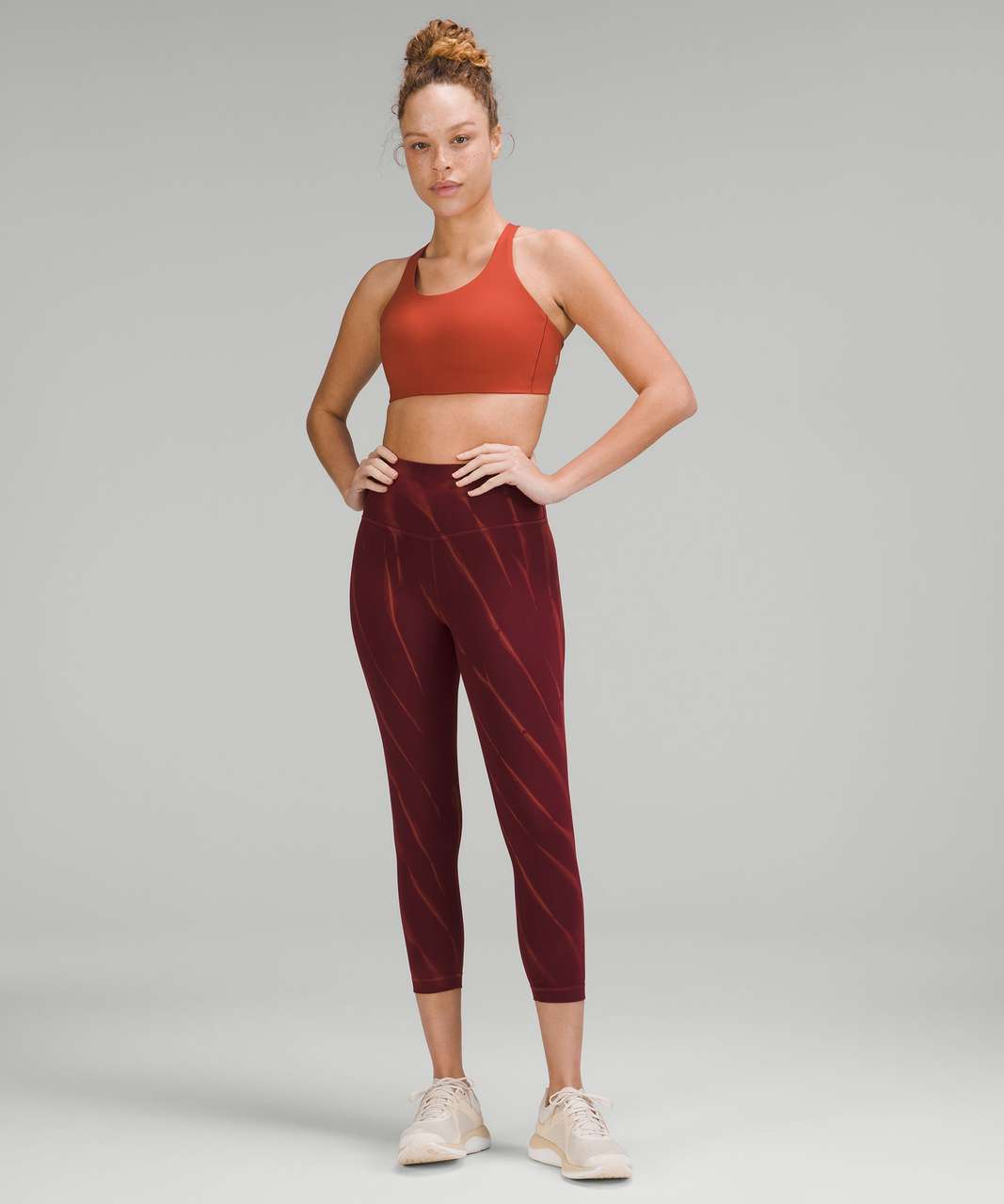 Lululemon Energy Bra *High Support, B–DDD Cups - Red Rock - lulu