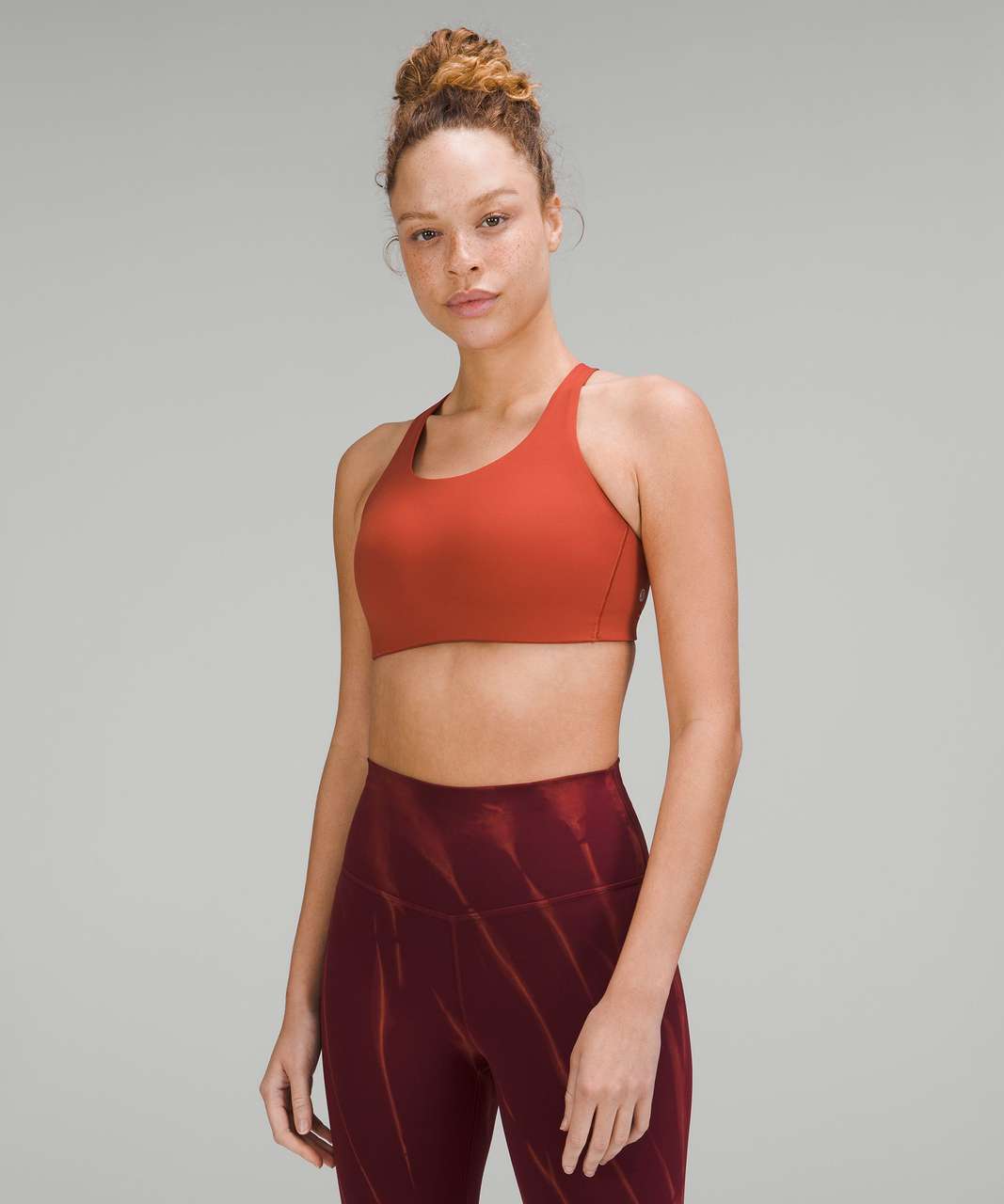 lululemon ENERGY B-D CUP - Sport-BH mit mittlerer Stützkraft -  red/mehrfarbig 