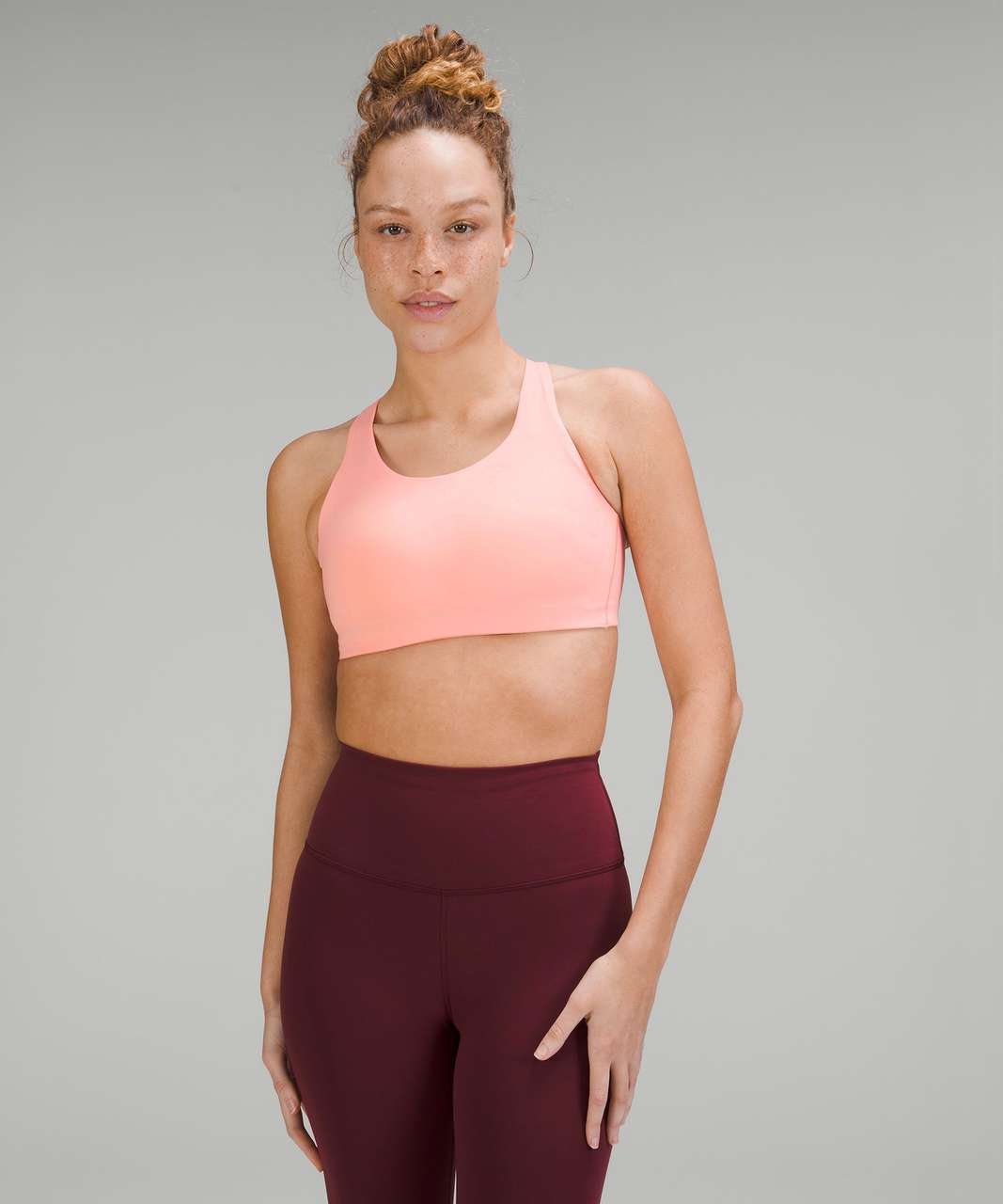 Lululemon Energy Bra *High Support, B–DDD Cups - Dew Pink - lulu