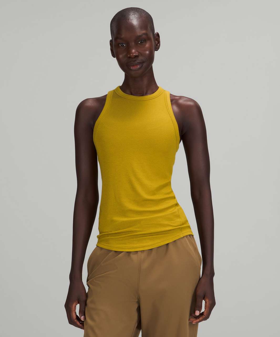 Lululemon Hold Tight Tank Top - Finch Yellow - lulu fanatics