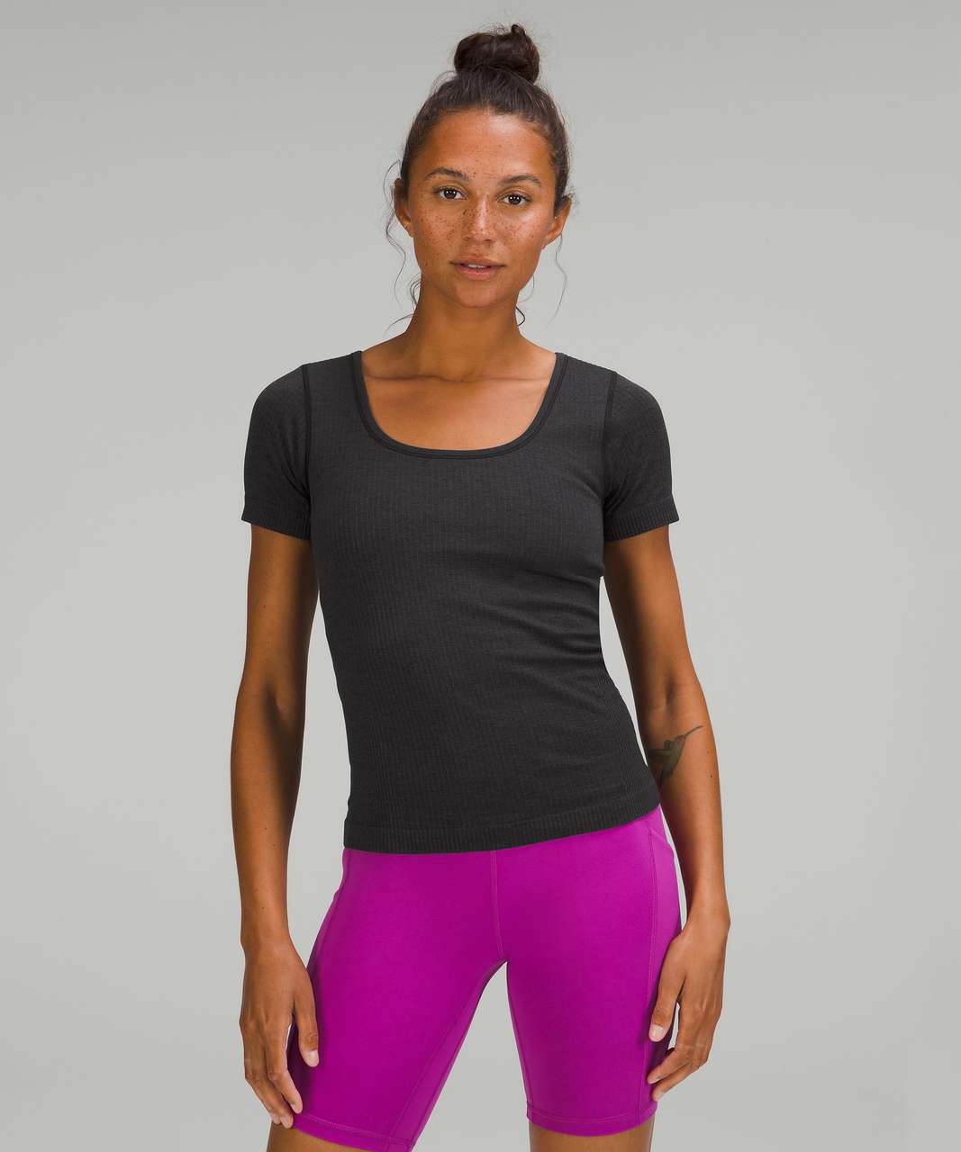 Lululemon Ebb to Street Short Sleeve Shirt - Black