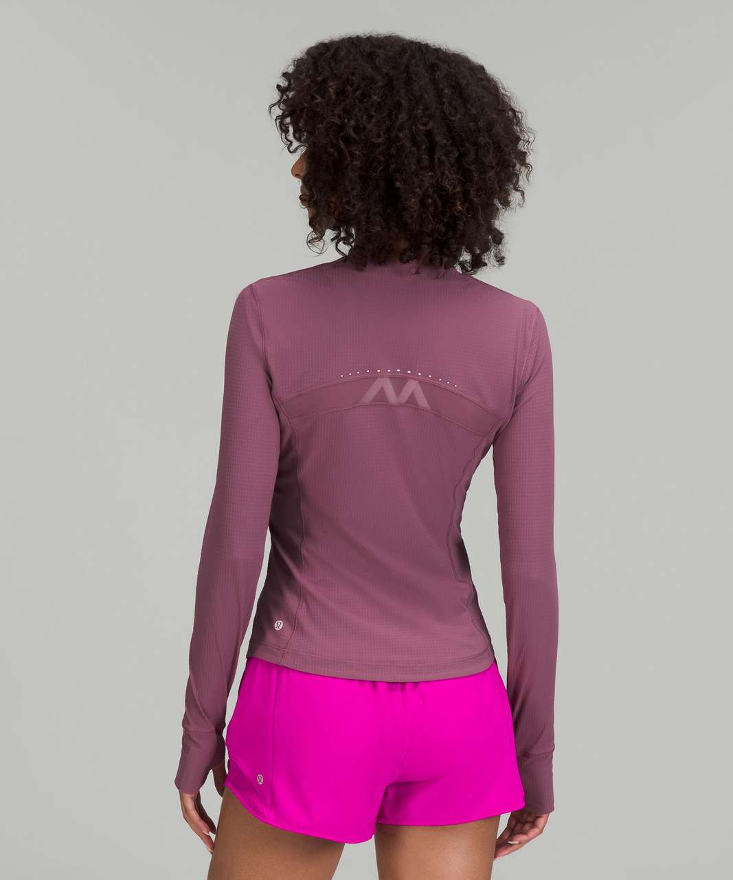 Lululemon Ventilated Mesh-Back Running Long Sleeve Shirt - Vintage Plum -  lulu fanatics