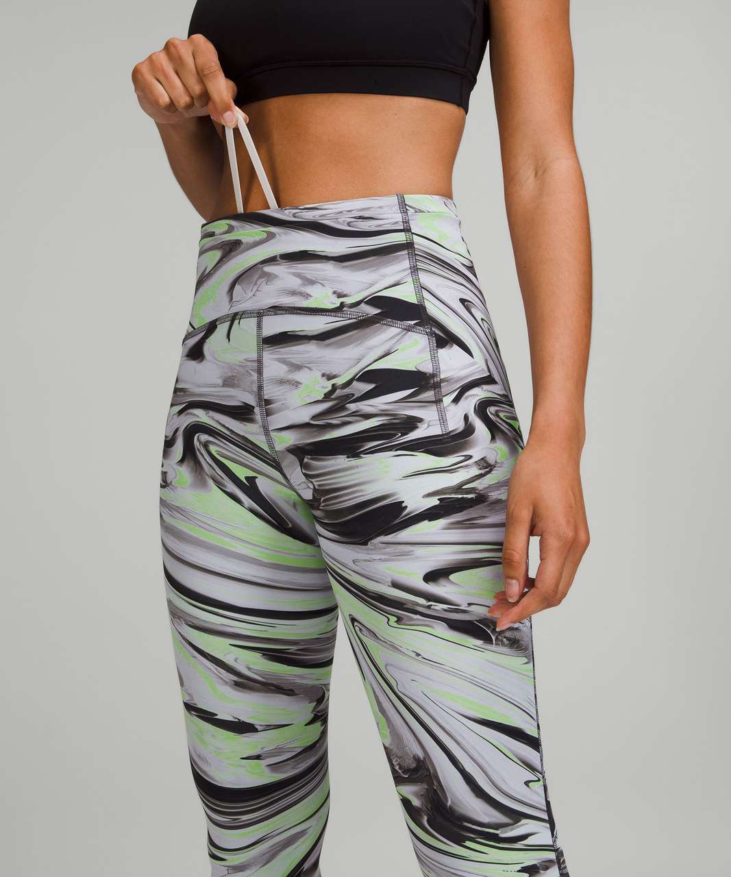 Lululemon Swift Speed High-Rise Crop 21" - Paint Glide Warp Multi