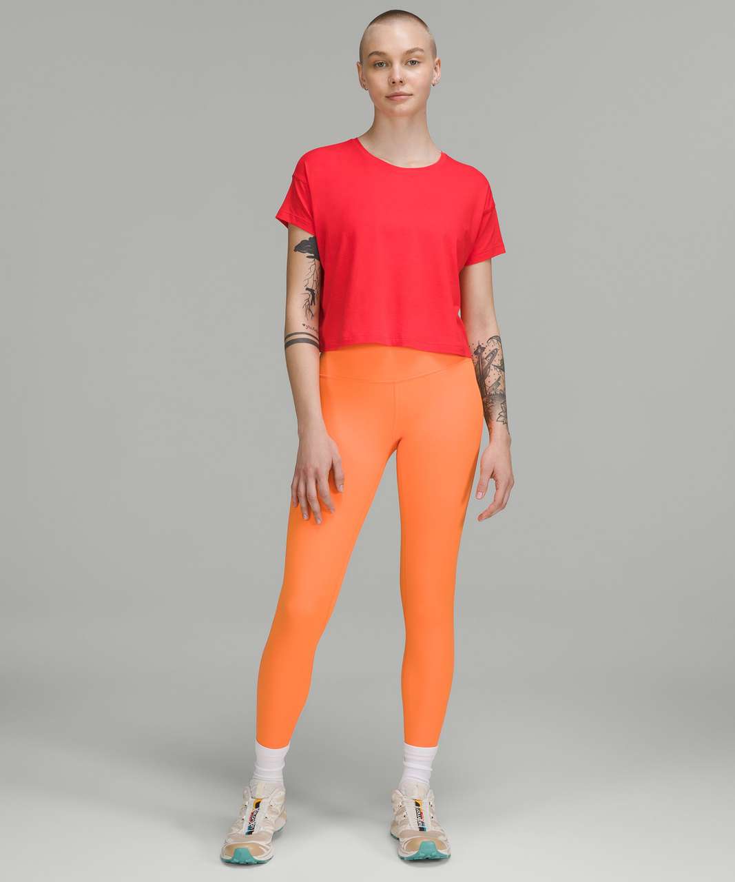 Lululemon Cates T-shirt In Orange