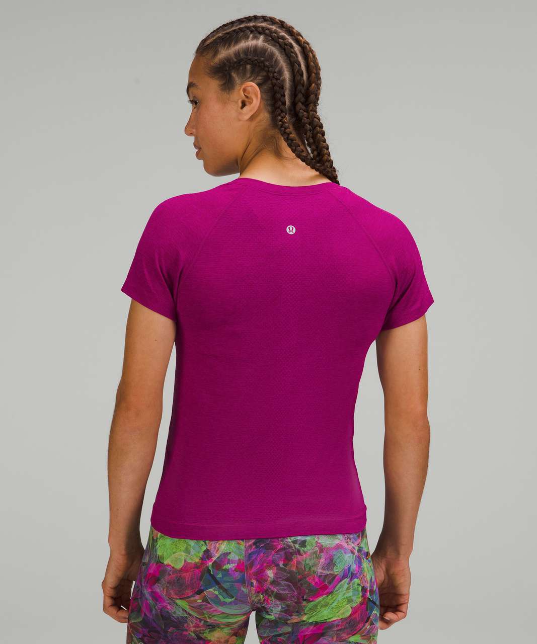 Lululemon Swiftly Tech Short Sleeve Shirt 2.0 *Race Length - Purple Highlight / Magenta Purple