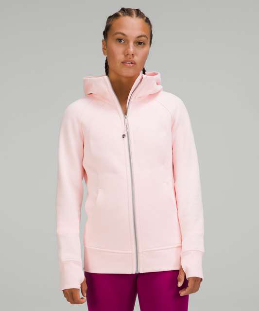 Lululemon Scuba Full-zip Hoodie - Heathered Bone/gold