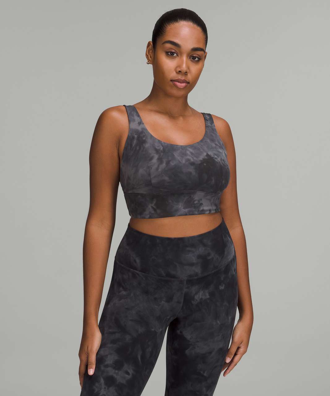 Lululemon Align™ Bra Light Support, C/d Cup - Diamond Dye Pitch Grey  Graphite Grey