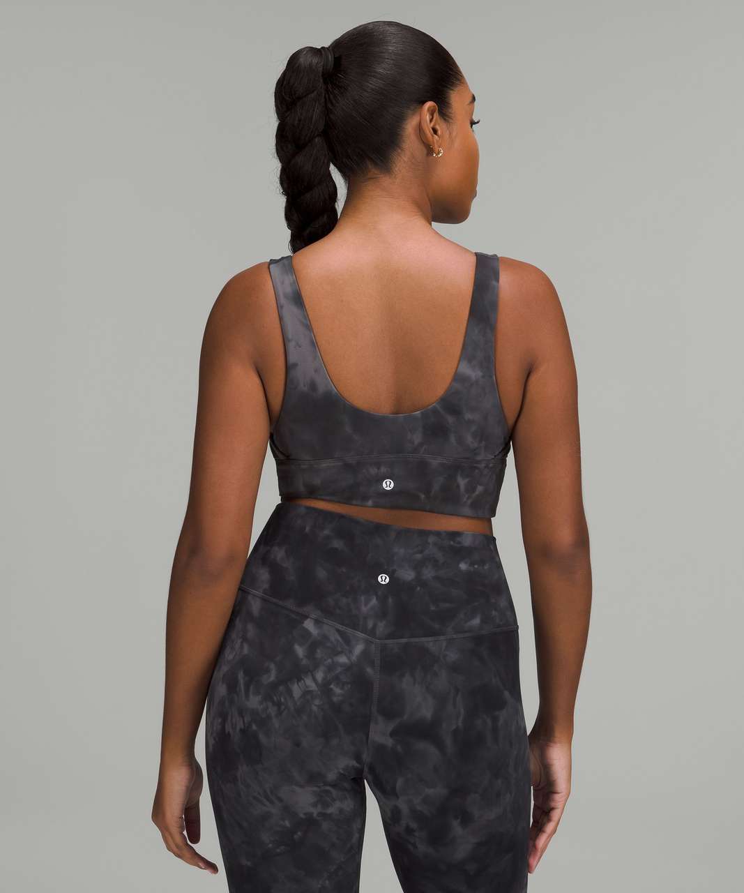 Lululemon Align Reversible Bra *Light Support, A/B Cup - Diamond Dye Pitch  Grey Graphite Grey / Graphite Grey - lulu fanatics