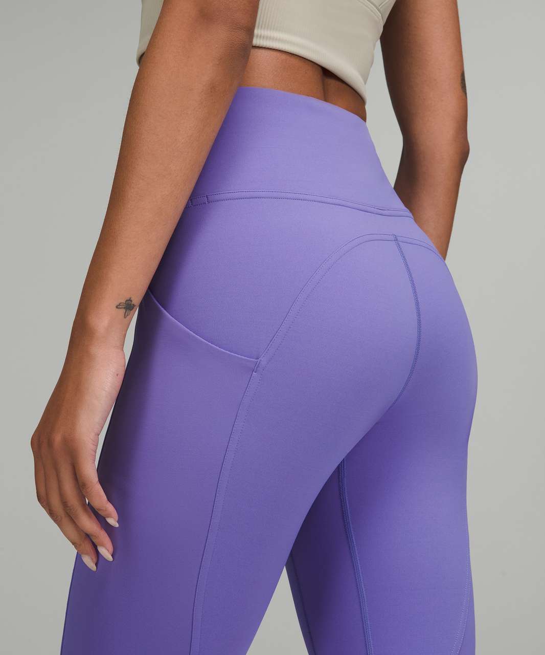 Lululemon All the Right Places High-Rise Drawcord Waist Crop 23” - Charged  Indigo - lulu fanatics