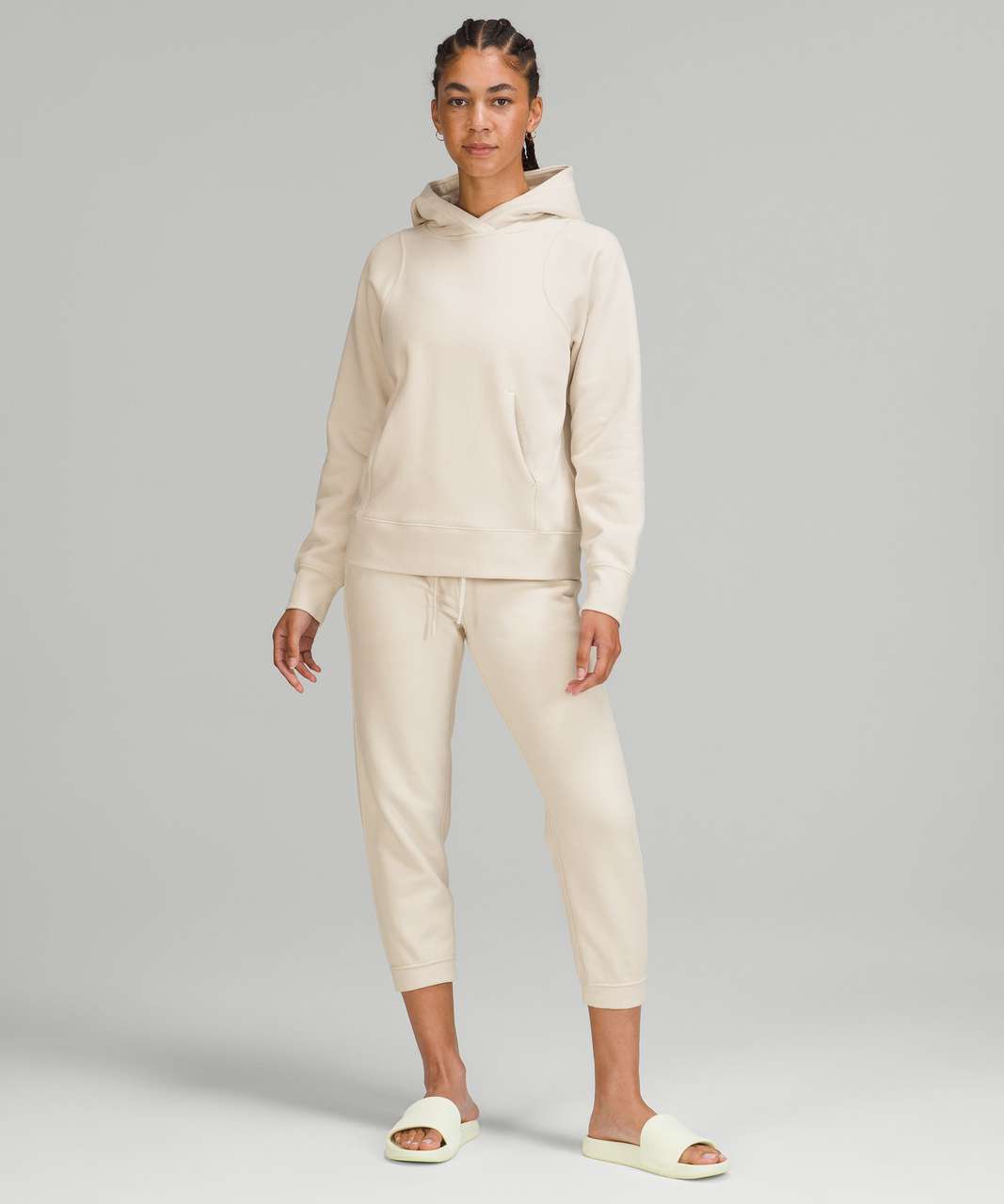 lululemon University of Michigan Women's White Loungeful Hooded