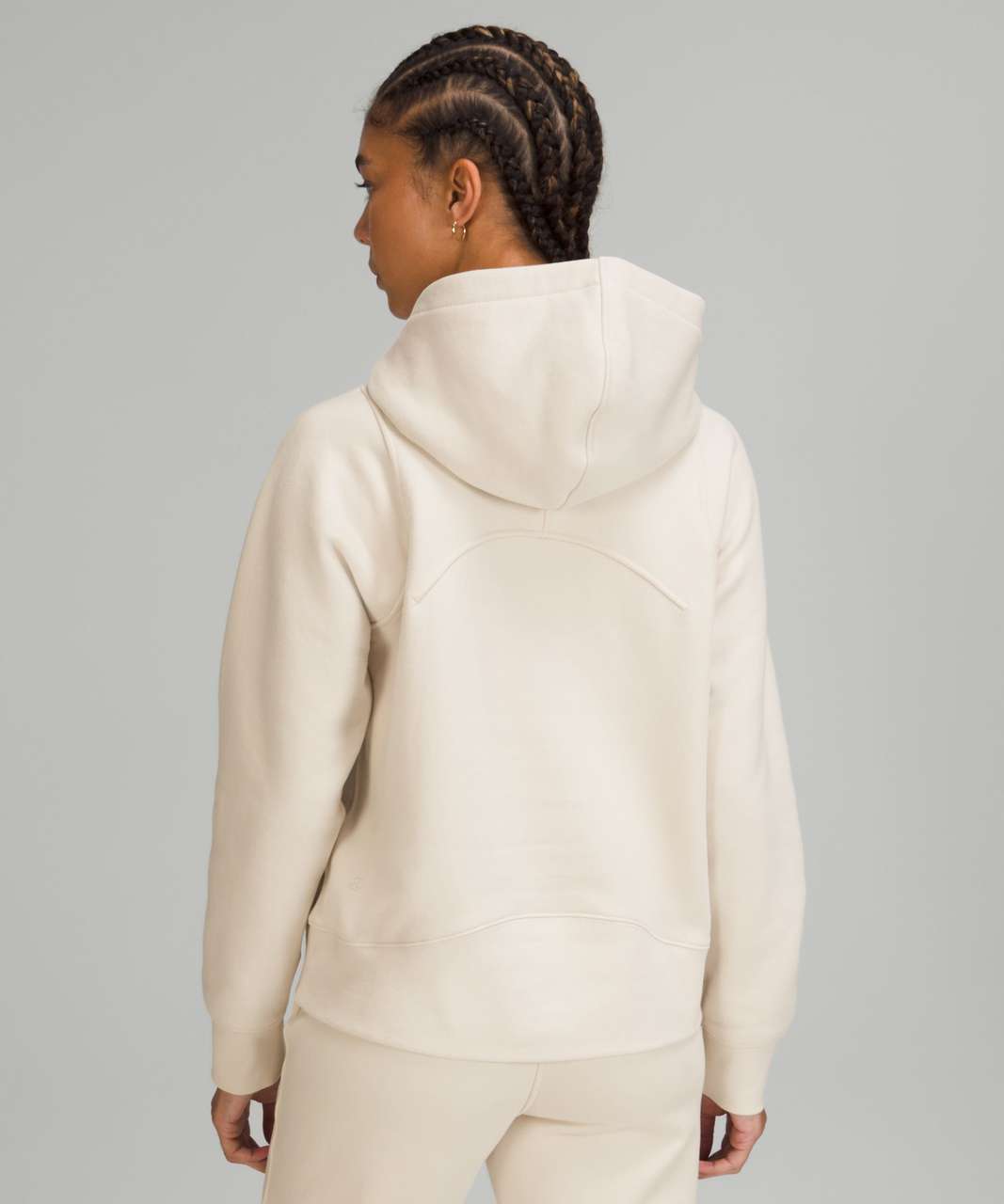 lululemon University of Michigan Women's White Loungeful Hooded