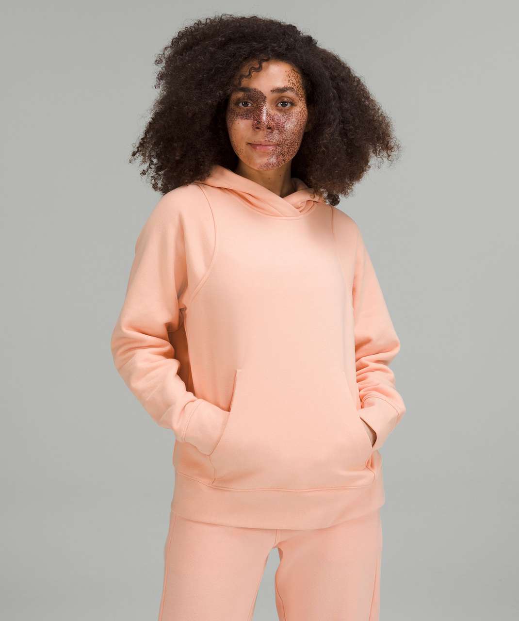 Lululemon Loungeful Hoodie - Peach Satin